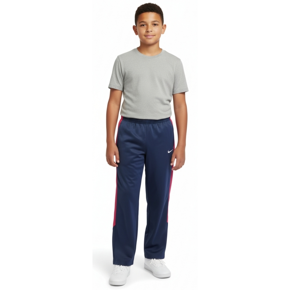 Nike Dri-Fit Boys Black & Red Youth Pant Size S